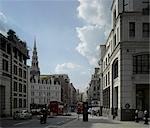 Ludgate Hill towards Fleet Street, City of London, London.