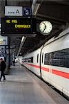 ICE (intercity Express), Brussels Zuid train station, Brussels, Belgium