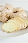 Sliced ginger