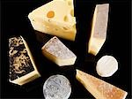 Selection of cheeses