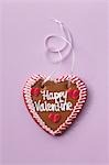Gingerbread Heart Shaped Valentine Cookie
