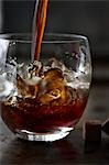 Iced Espresso with Brown Sugar Cubes