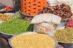 Traditional snack and sweets at a market stall