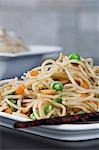 Close-up of noodles in a plate