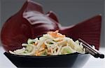 Close-up of noodles in a bowl