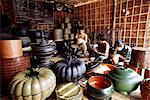 Lacquer craftsman in Bagan (Pagan), Myanmar (Burma), Asia