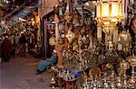 The souks in the Medina, Marrakesh, Morocco, North Africa, Africa