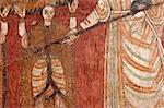 Cathédrale Farras, fresques et peintures murales des églises nubiennes ruinées, datant de la 8e à la XVe siècles, le Musée National, Khartoum, Soudan, Afrique