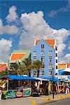 Marché dans le District de Otrobanda, Willemstad, Curaçao, Antilles néerlandaises, Antilles, Caraïbes, Amérique centrale