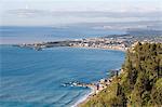 Côte, Giardini Naxos, Sicile, Italie, Méditerranée, Europe