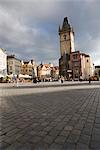 Hôtel de ville, place de la vieille ville, Old Town, Prague, République tchèque, Europe