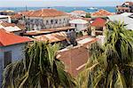 Ein Blick auf die Skyline von Stone Town, Sansibar, Tansania, Ostafrika, UNESCO Weltkulturerbe, Afrika