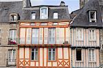 Timber-framed buildings, Quimper, Southern Finistere, Brittany, France