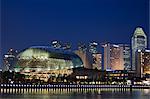 Esplanade Theater auf der Bay, Singapur, Südostasien, Asien