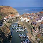 Staithes, North Yorkshire, England, UK, Europa