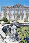 Le Palais de Queluz, autrefois la résidence d'été des rois de Bragance, Queluz, près de Lisbonne, Portugal, Europe & #13,