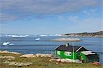 Fjord glacé d'Ilulissat, Qaasuitsup, baie de Disko, Ilulissat, Groenland