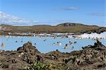 Blue Lagoon Spa géothermal, Grindavik, Reykjanes, South Iceland, Islande