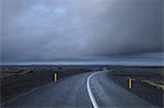 Leeren Sie Road, Grindavik, Rekjanes Halbinsel, Island