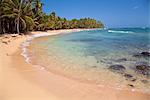 Plage près de Garret Point, petite île de maïs, maïs îles, Nicaragua, Amérique centrale