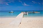 West Bay, Jetty, Roatan, Bay Islands, Honduras, Central America