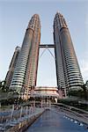 Petronas Towers, Kuala Lumpur, en Malaisie, l'Asie du sud-est, Asie