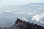 Parc National de Kinabalu, Vintage plus haute montagne 4095m, Sabah, Borneo, Malaisie, Asie du sud-est, Asie