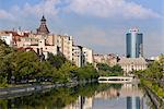 Dambovita River, Bucharest, Romania, Europe