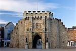 The Bargate marking the entrance to the Medieval city of Southampton, Hampshire, England, United Kingdom, Europe