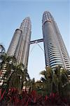 Petronas Towers, Kuala Lumpur, en Malaisie, l'Asie du sud-est, Asie