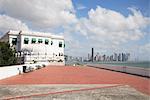 Paseo général Esteban Huertas, Casco Viejo, quartier de San Felipe, Panama City, la baie de Panama, Panama, Amérique centrale