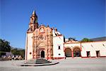 Jalpan Mission, patrimoine mondial UNESCO, une des cinq missions de Sierra Gorda, conçues par le franciscain Fray Junipero Serra, Jalpan, Querétaro, Mexique, Amérique du Nord