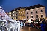 Weihnachtsmarkt, Bratislava, Slowakei