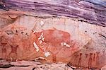 Pre-Historic Cliff Paintings in Pha Taem National Park, Ubon Ratchathani Province, Thailand