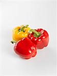 Red and yellow peppers