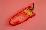 A slice of red pepper