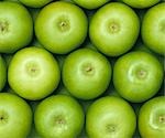 Green apples, full-frame