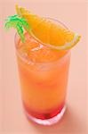 Tequila Sunrise in tall glass