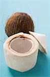 Ensemble de noix de coco et la chair de noix de coco