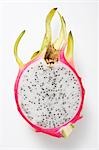 La moitié d'un pitahaya