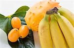 Bananen, Kiwano und kumquats