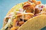 Chicken taco (close-up)