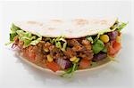 Taco with mince filling