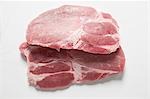 Pork collar steaks
