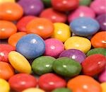 Coloured chocolate beans (full-frame)