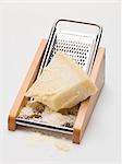 Parmesan on cheese grater