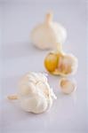 Garlic bulbs and cloves