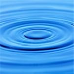 Concentric ripples in water