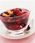 Berry compote with star anise