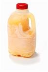 Orange juice (frozen) in plastic bottle